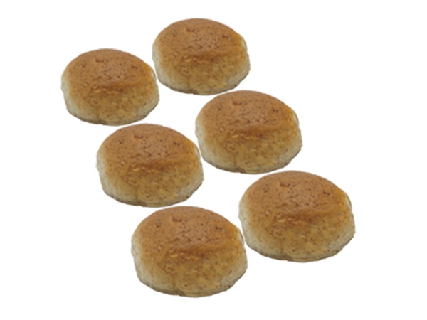 Bolletje bruin&nbsp;6 stuks